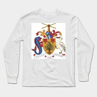 Barbados Coat of Arms Long Sleeve T-Shirt